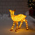 LED Lighted Commercial Grade Acrylic Baby Reindeer Outdoor Christmas Decoration - 23" - IMAGE 1