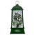 LED Lighted Snowing and Musical Decorated Christmas Tree Lantern - 13.5" - IMAGE 1