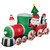 8' Inflatable Train With Santa and Friends Outdoor Christmas Decoration - IMAGE 3