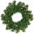 Pre-Lit Deluxe Dorchester Pine Small Artificial Christmas Wreath - 16" - Clear Lights - IMAGE 1