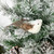 6" White and Brown Bird with Clip and Feathers Christmas Ornament - IMAGE 2