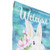 Welcome Easter Bunny Floral Outdoor Garden Flag - 18" x 12.5"