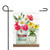 Welcome Friends Spring Bouquet Outdoor Garden Flag 12.5" x 18" - IMAGE 1
