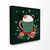 Red and Green Warm Winter Wishes Mug XL Stretched Canvas Wall Art 30" x 30" - IMAGE 1
