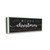 White and Green Merry Christmas Phrase over Black Festive Rectangular Wall Art 48" x 20" - IMAGE 1