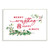 Red and White "Merry Everything Happy Always" Christmas Wall Plaque Art 15" x 10" - IMAGE 1
