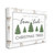 White and Green Farm Fresh Christmas Trees Canvas Wall Art Decor 24" x 30" - IMAGE 1