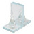 Set of 2 Clear Crystal Glass Chess Piece Bookends 7" - IMAGE 1