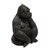 10" Black Gorilla Tabletop Collectible Figurine - IMAGE 2