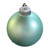 Mini Matte Finish Glass Christmas Ball Ornaments - 1.5" (40mm) - Sea Foam Green - 40ct - IMAGE 1
