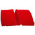 Red Solid Velvet Finish Wired Edge Craft Ribbon 6" x 50 Yards - IMAGE 1