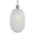 Etched Melon Glass Hanging Pendant Ceiling Light Fixture - 29" - IMAGE 1