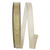 Gold Mesh Metallic Wired Edge Craft Ribbon 0.625" x 50 Yards - IMAGE 1
