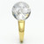 Women's Gold Ion Plated Ring with Clear Synthetic Resin Stone - Size 8 (Pack of 4) - IMAGE 4