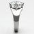 Women's Stainless Steel Solitaire Engagement Ring with CZ - Size 7 (Pack of 2) - IMAGE 4