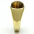 Men's Gold Ion Plated Stainless Steel Ring with Yellow Topaz Synthetic Tiger Eye - Size 8 (Pack of 2) - IMAGE 4