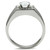 Men's Stainless Steel Ring with CZ Stones - Size 10 (Pack of 2) - IMAGE 3