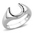 Stainless Steel Horseshoe Shaped Men's Ring - Size 10 (Pack of 2) - IMAGE 1