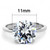 Women's High Polished Stainless Steel Cathedral Engagement Ring with CZ Stone - Size 7 (Pack of 2) - IMAGE 2