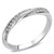 Women's Stainless Steel Eternity Ring with Cubic Zirconia - Size 8 (Pack of 3) - IMAGE 1