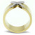 Two-Tone Gold Ion Plated Women's Stainless Steel Ring - Size 5 (Pack of 2) - IMAGE 3