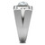 Stainless Steel Men's Ring with Round Cubic Zirconia - Size 9 - IMAGE 4