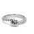 Stainless Steel Women's Engagement Classic Ring with Cubic Zirconia - Size 7 (Pack of 2) - IMAGE 2