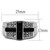 Men's Stainless Steel Cross Shaped Ring with Semi-Precious Black Jet Agate - Size 13 - IMAGE 2