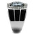 Men's Stainless Steel Ring with Black Jet Snowflake Obsidian Semi Precious Stone - Size 10 - IMAGE 4