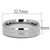 Men's High Polished Stainless Steel Ring, Size 13 (Pack of 3) - IMAGE 2