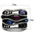 Black Ion Plated Stainless Steel Women's Ring with Multicolor Crystals - Size 6 - IMAGE 2