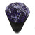Women's Black IP Stainless Steel Ring with Tanzanite Crystals - Size 5 - IMAGE 4