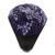 Women's Black IP Stainless Steel Ring with Tanzanite Crystals - Size 7 - IMAGE 4