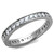 Women's Stainless Steel Wedding Ring with Cubic Zirconia - Size 13 (Pack of 2) - IMAGE 1