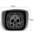 Men's Black Ion Plated Skull Design Stainless Steel Ring - Size 10 - IMAGE 2