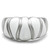 Stainless Steel Women's Tapered Ring with White Epoxy - Size 5 (Pack of 5) - IMAGE 3