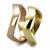 2-Piece Women's Ion Plated Gold and Rose Gold Stainless Steel Ring Set, Size 5 (Pack of 2) - IMAGE 4