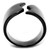 Women's Ion Plated Light Black Stainless Steel Ring - Size 6 (Pack of 2) - IMAGE 3