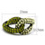 Women's Light Black IP Stainless Steel Infinity Ring with Multicolor Crystals - Size 7 - IMAGE 2