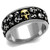 Men's Two-Tone Gold IP Stainless Steel Skull Design Ring - Size 10 (Pack of 2) - IMAGE 1