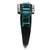 Women's Black IP Stainless Steel Ring with Clear and Blue Zircon Crystals - Size 7 - IMAGE 4