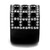 Women's Black IP Stainless Steel Traditional Ring with Clear Crystals - Size 8 - IMAGE 4