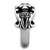 Men's Stainless Steel Cross Shaped Ring - Size 13 (Pack of 2) - IMAGE 4