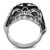 High Polished Stainless Steel Skull Men's Ring - Size 9 (Pack of 2) - IMAGE 3