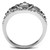 2-Piece Women's Stainless Steel Heart Shaped Rings with Round CZ Stones, Size 8 (Pack of 2) - IMAGE 3