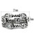 3-Piece Women's Stainless Steel Stackable Ring Set with Cubic Zirconia, Size 5 - IMAGE 2