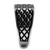 Stainless Steel Men's Ring with Black Jet Epoxy - Size 9 (Pack of 2) - IMAGE 4