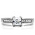 Stainless Steel Engagement Women's Ring with Cubic Zirconia - Size 7 (Pack of 2) - IMAGE 3