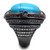 Women's Light Black IP Stainless Steel Ring with Sea Blue Synthetic Stone - Size 7 - IMAGE 4