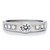 Women's Stainless Steel Engagement Ring with Pave Round Cubic Zirconia - Size 9 (Pack of 2) - IMAGE 3